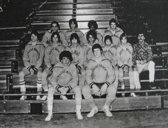 William Uscher Wrestling Team Photo 1977